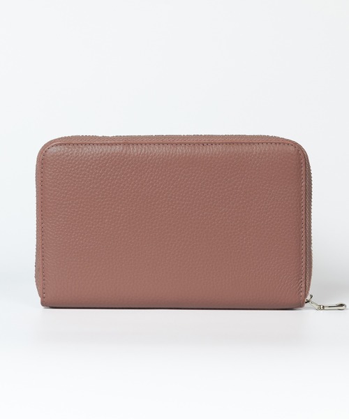 QUEENHEAD（クイーンヘッド）の「スキミング防止 レザー通帳ケース（パスポートケース・レディース・ゴールド/ミント/モカ/コーラルピンク/ダークブラウン/ブラウン/スモークピンク/グレイッシュベージュ/アイボリー/ブラック/グレー/グレイッシュブルー・FREE）」の16枚目の写真