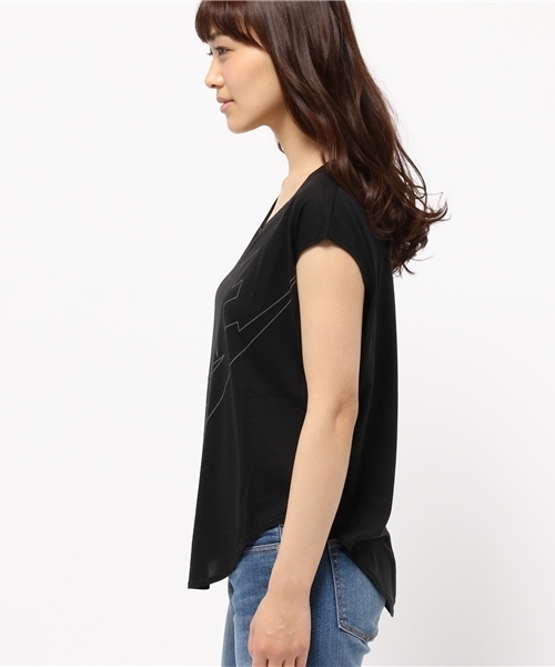 NIKE（ナイキ）の「BY MORE NIKE SIGNAL  Tシャツ（Tシャツ/カットソー・レディース・ホワイト/ブラック/グレー・MEDIUM）」の8枚目の写真