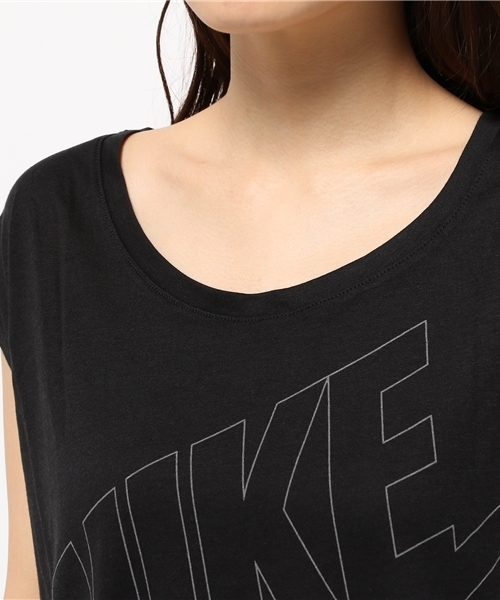 NIKE（ナイキ）の「BY MORE NIKE SIGNAL  Tシャツ（Tシャツ/カットソー・レディース・ホワイト/ブラック/グレー・MEDIUM）」の10枚目の写真