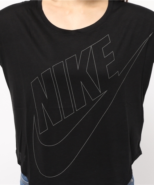 NIKE（ナイキ）の「BY MORE NIKE SIGNAL  Tシャツ（Tシャツ/カットソー・レディース・ホワイト/ブラック/グレー・MEDIUM）」の5枚目の写真