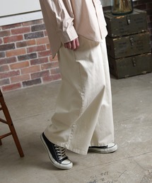 folka | 【folka】綿ツイルワイドパンツ(チノパンツ)