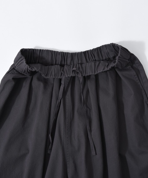 folka（フォルカ）の「3-ワイドパンツ / コットンツイル【folka フォルカ】【UNISEX 男女兼用】（チノパンツ・レディース・ブラウン/スミクロ/ライトベージュ/アイボリー・ONE SIZE）」の5枚目の写真