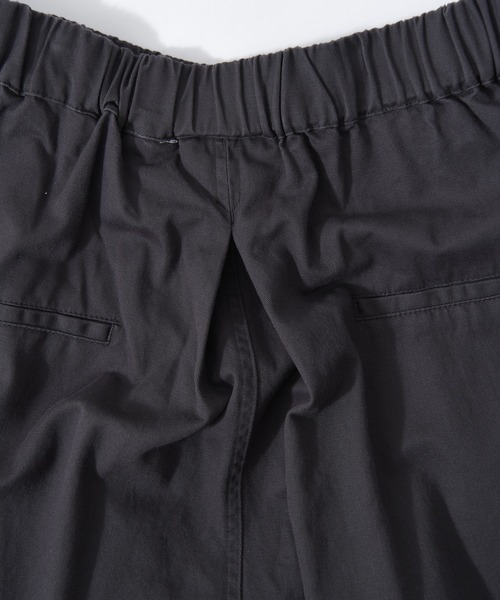 folka（フォルカ）の「3-ワイドパンツ / コットンツイル【folka フォルカ】【UNISEX 男女兼用】（チノパンツ・レディース・ブラウン/スミクロ/ライトベージュ/アイボリー・ONE SIZE）」の10枚目の写真