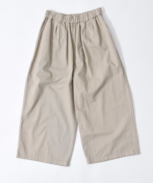 folka（フォルカ）の「3-ワイドパンツ / コットンツイル【folka フォルカ】【UNISEX 男女兼用】（チノパンツ・レディース・ブラウン/スミクロ/ライトベージュ/アイボリー・ONE SIZE）」の11枚目の写真