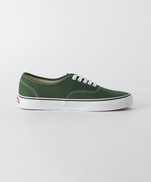 VANS（バンズ）の「＜VANS＞AUTHENTIC オーセンティック スニーカー（スニーカー・メンズ・ダークグリーン/ベージュ・26cm/27cm/28cm）」の5枚目の写真