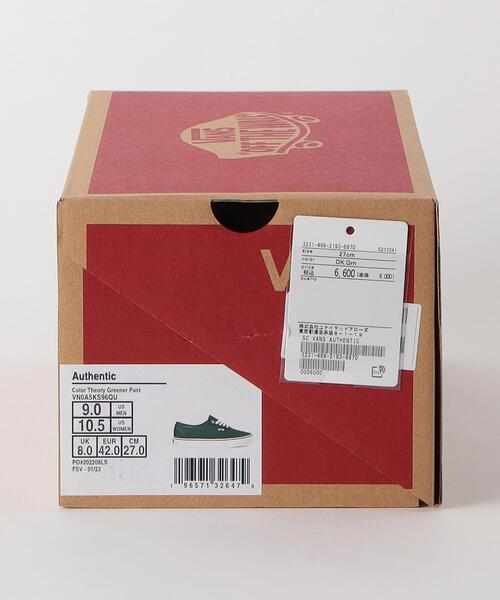 VANS（バンズ）の「＜VANS＞AUTHENTIC オーセンティック スニーカー（スニーカー・メンズ・ダークグリーン/ベージュ・26cm/27cm/28cm）」の11枚目の写真