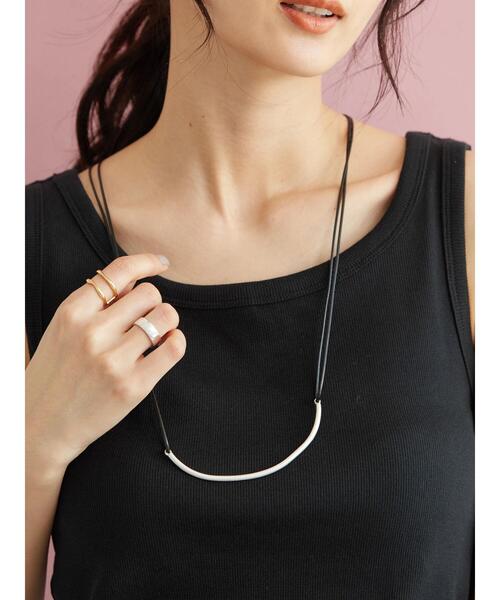 AMERICAN HOLIC（アメリカンホリック）の「ハーフメタルチョーカーネックレス（ネックレス・レディース・ゴールド/シルバー・FREE）」の10枚目の写真