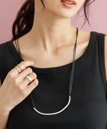 AMERICAN HOLIC | ハーフメタルチョーカーネックレス(ネックレス)