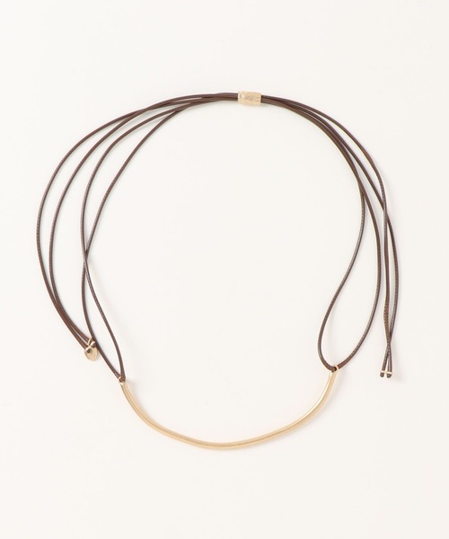 AMERICAN HOLIC（アメリカンホリック）の「ハーフメタルチョーカーネックレス（ネックレス・レディース・ゴールド/シルバー・FREE）」の3枚目の写真