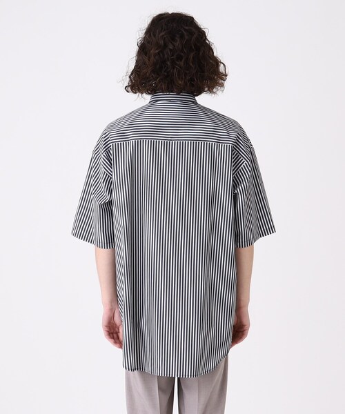 tk.TAKEO KIKUCHI（ティーケータケオキクチ）の「◆レイヤードストライプシャツ（シャツ/ブラウス・メンズ・ブラック系2/ブルー系7・02/03）」の6枚目の写真