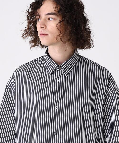 tk.TAKEO KIKUCHI（ティーケータケオキクチ）の「◆レイヤードストライプシャツ（シャツ/ブラウス・メンズ・ブラック系2/ブルー系7・02/03）」の7枚目の写真