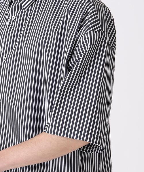 tk.TAKEO KIKUCHI（ティーケータケオキクチ）の「◆レイヤードストライプシャツ（シャツ/ブラウス・メンズ・ブラック系2/ブルー系7・02/03）」の8枚目の写真