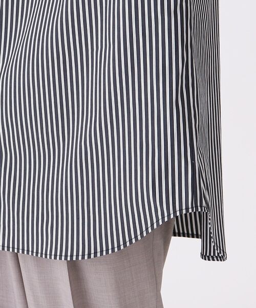 tk.TAKEO KIKUCHI（ティーケータケオキクチ）の「◆レイヤードストライプシャツ（シャツ/ブラウス・メンズ・ブラック系2/ブルー系7・02/03）」の9枚目の写真