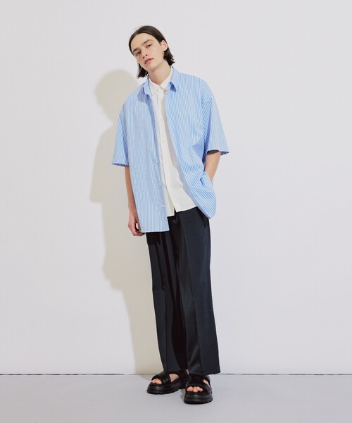 tk.TAKEO KIKUCHI（ティーケータケオキクチ）の「◆レイヤードストライプシャツ（シャツ/ブラウス・メンズ・ブラック系2/ブルー系7・02/03）」の17枚目の写真