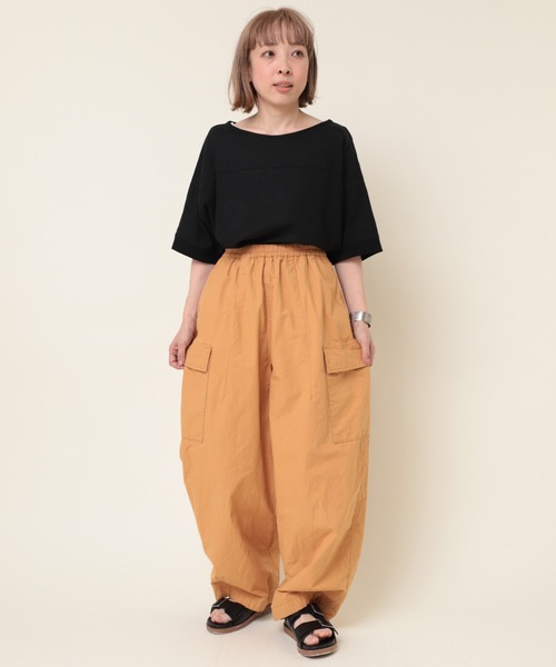 RNA-N（アールエヌエーエヌ）の「R4095 ハイカウントダンプカーゴパンツ（カーゴパンツ・レディース・ブルー/オレンジ/グリーン・MEDIUM）」の9枚目の写真