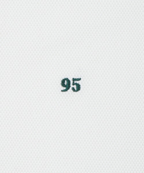 MONO-MART LADY'S（モノマートレディース）の「襟ライン ナンバリングワンポイント刺繍半袖ポロシャツ（ポロシャツ・レディース・レッド/グリーン/ブラウン/ネイビー/ホワイト/ブラック・FREE）」の7枚目の写真