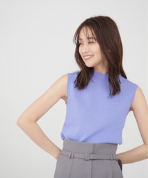 N.（N. Natural Beauty Basic） | ◆総針ボトルネックノースリーブニット(ニット/セーター)