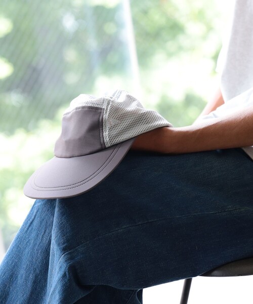 INFIELDER DESIGN(インフィールダーデザイン)の「INFIELDER DESIGN / JET CAP(キャップ・メンズ・パープル系その他5/ライトブルー/チャコールグレー・ONE SIZE)」の1枚目の写真