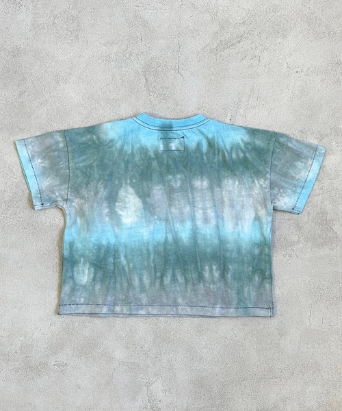 BIG FIELD（ビッグフィールド）の「タイダイTシャツ(80～150cm)（Tシャツ/カットソー・キッズ・グリーン/ピンク・80/90/100/110/120/130/140/150）」の4枚目の写真