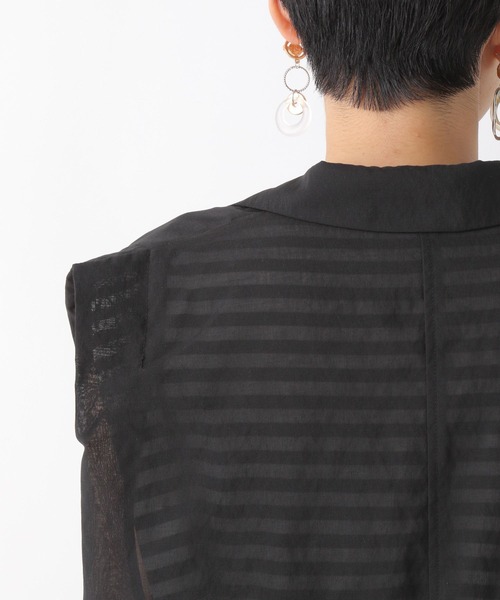 LEPSIM（レプシィム）の「シアータックベスト　194405（ベスト・レディース・ブラック/オフホワイト/カーキ・FREE）」の22枚目の写真