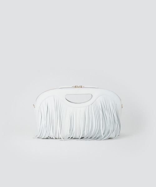 PELLICO(ペリーコ)の「ANELLI CESTO MINI FRINGE バッグ WHITE(クラッチバッグ・レディース・ホワイト・FREE)」の5枚目の写真