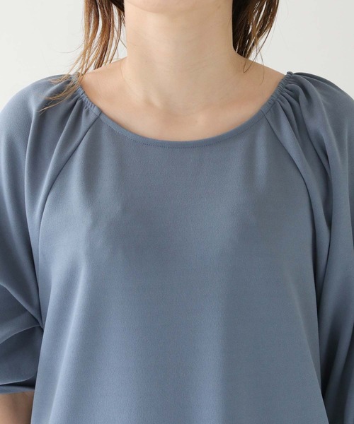 vingtrois（バントロア）の「【Vingtrois】カットジョーゼットマーメイドワンピース（ワンピース・レディース・ブラック/マスタード/ブルー・M）」の21枚目の写真