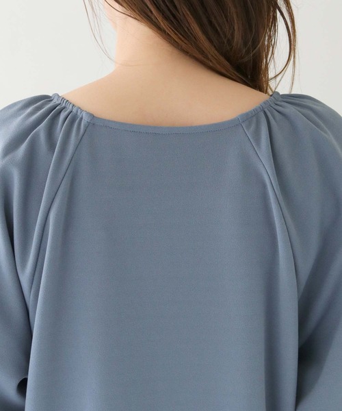 vingtrois（バントロア）の「【Vingtrois】カットジョーゼットマーメイドワンピース（ワンピース・レディース・ブラック/マスタード/ブルー・M）」の14枚目の写真