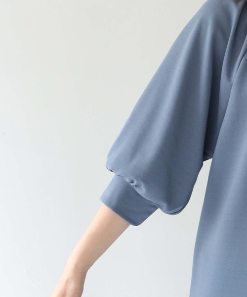 vingtrois（バントロア）の「【Vingtrois】カットジョーゼットマーメイドワンピース（ワンピース・レディース・ブラック/マスタード/ブルー・M）」の19枚目の写真