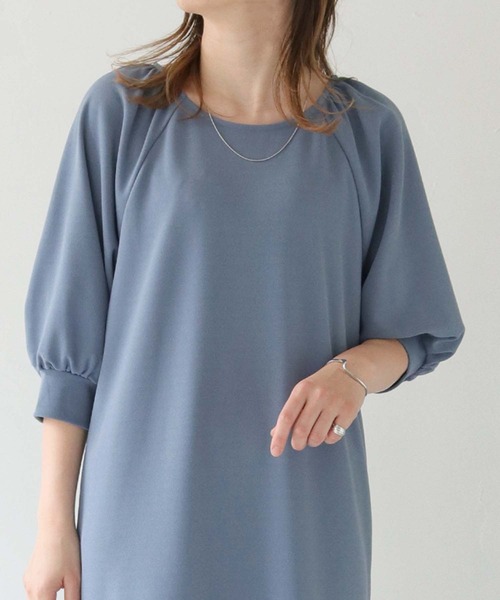 vingtrois（バントロア）の「【Vingtrois】カットジョーゼットマーメイドワンピース（ワンピース・レディース・ブラック/マスタード/ブルー・M）」の20枚目の写真