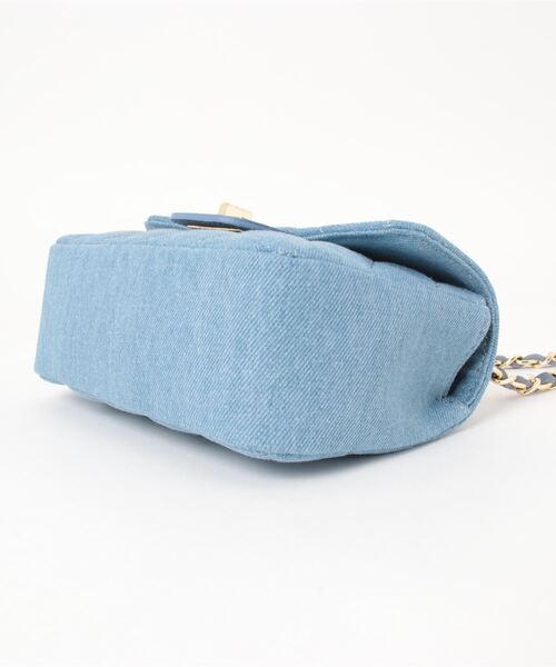 AULENTTI（オウレンティ）の「【AULENTTI/ｵｳﾚﾝﾃｨ】デニム調キルティングチェーンBAG（ショルダーバッグ・レディース・ブルー系その他・FREE）」の3枚目の写真