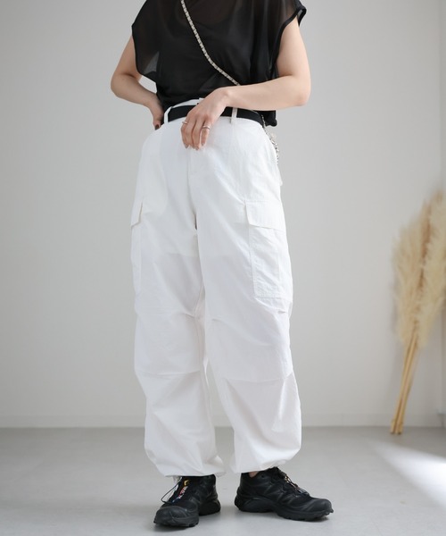 ap retro（アプレトロ）の「カーゴパンツ ベルト付き（カーゴ