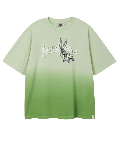 SCOTCH&SODA(スコッチアンドソーダ)の「LOONEY TUNES x SCOTCH & SODA ユニセックスタイダイTシャツ【172388】(Tシャツ/カットソー・メンズ・ライム・MEDIUM/LARGE/SMALL)」の8枚目の写真