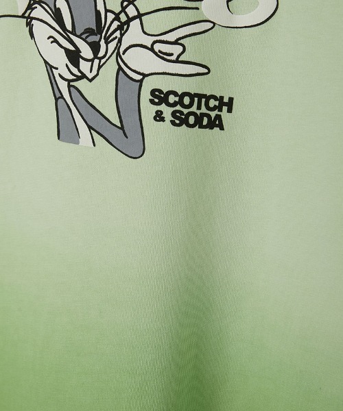 SCOTCH&SODA(スコッチアンドソーダ)の「LOONEY TUNES x SCOTCH & SODA ユニセックスタイダイTシャツ【172388】(Tシャツ/カットソー・メンズ・ライム・MEDIUM/LARGE/SMALL)」の11枚目の写真