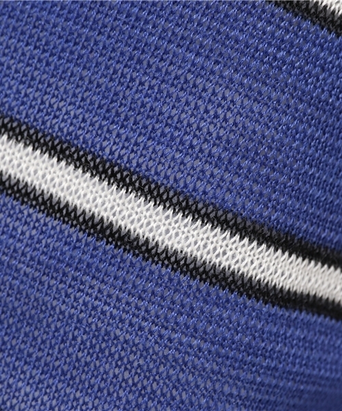 La TOTALITE（ラトータリテ）の「カラーボーダースカシガラ プルオーバー。（ニット/セーター・レディース・ホワイト/ベージュ/ブルー系その他・FREE）」の12枚目の写真