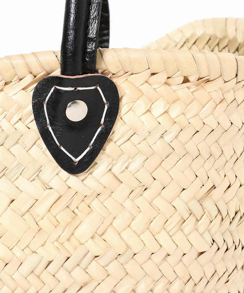 Fatima morocco（ファティマモロッコ）の「【Fatima Morocco/ファティマ モロッコ】別注ハンドルバケットM（かごバッグ・レディース・ホワイト/ブラック/キャメル・FREE）」の12枚目の写真