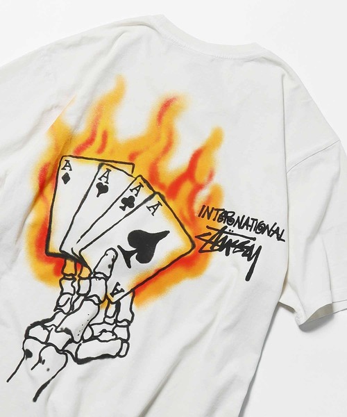 ★韓国の人気★【STUSSY】★Motel TE.E★Tシャツ★White★ ☆韓国の人気☆【STUSSY】☆SUMMER LB TEE☆Tシャツ☆White