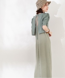 N.(N. Natural Beauty Basic) | クロップドブラウスセットワンピース(ワンピース)