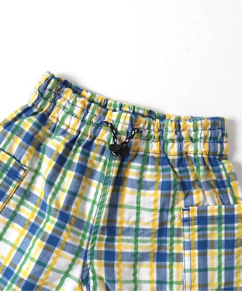 BREEZE（ブリーズ）の「【リンクコーデ可能】チェックリンクパンツ_5分丈（その他パンツ・キッズ・ブルー/オレンジ/その他11・100/120/90/80/140/130/110）」の10枚目の写真