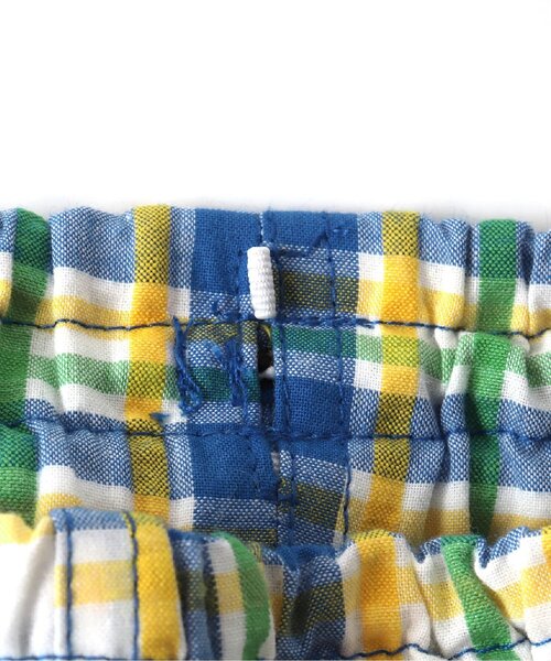 BREEZE（ブリーズ）の「【リンクコーデ可能】チェックリンクパンツ_5分丈（その他パンツ・キッズ・ブルー/オレンジ/その他11・100/120/90/80/140/130/110）」の14枚目の写真