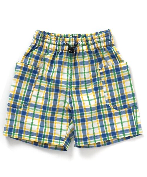 BREEZE（ブリーズ）の「【リンクコーデ可能】チェックリンクパンツ_5分丈（その他パンツ・キッズ・ブルー/オレンジ/その他11・100/120/90/80/140/130/110）」の19枚目の写真