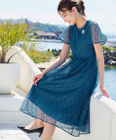 セール】LACE BACK OPEN MERMAID DRESS（ワンピース）｜Ameri（アメリ  