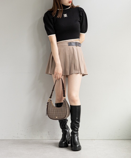 Chico（チコ）の「パイピングホーボーショルダーバッグ（ショルダーバッグ・レディース・ベージュ系その他2/グレー系その他2/ベージュ・FREE）」の17枚目の写真