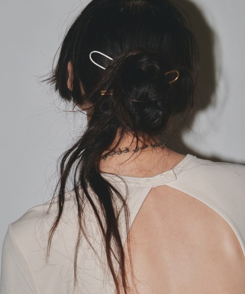 TODAYFUL(トゥデイフル)の「Brass Hair Comb(バレッタ/ヘアクリップ・レディース・シルバー/ゴールド・FREE)」の7枚目の写真