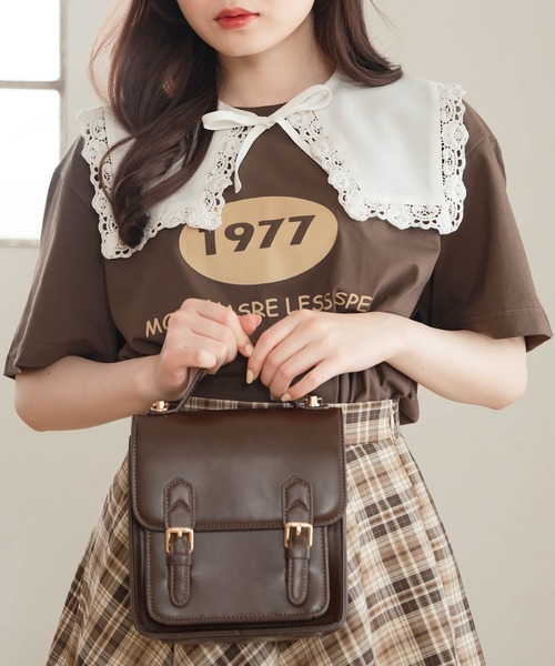 Cham.（チャム）の「ラテカラーTシャツ（Tシャツ/カットソー・レディース・ブラウン/ベージュ・F）」の8枚目の写真