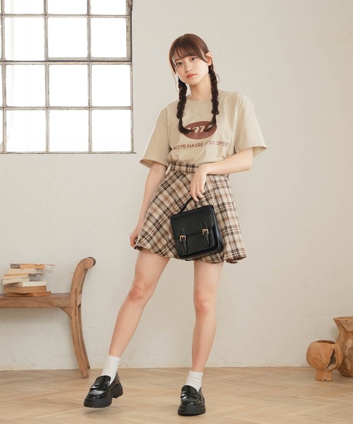 Cham.（チャム）の「ラテカラーTシャツ（Tシャツ/カットソー・レディース・ブラウン/ベージュ・F）」の11枚目の写真