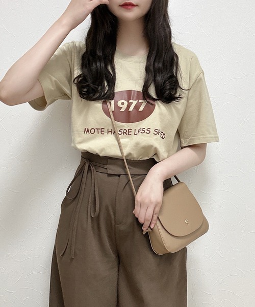 Cham.（チャム）の「ラテカラーTシャツ（Tシャツ/カットソー・レディース・ブラウン/ベージュ・F）」の16枚目の写真