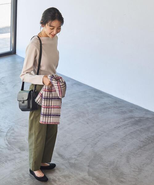 coen（コーエン）の「QUIOC（キオック）ダブルフェイスマフラー（WEB限定カラー）（ストール/ショール・レディース・ブラック/パープル/オレンジ・FREE）」の22枚目の写真