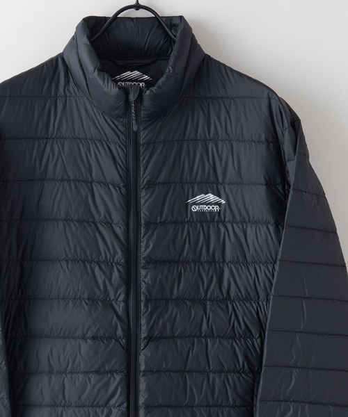 OUTDOOR PRODUCTS(アウトドアプロダクツ)の「【OUTDOOR PRODUCTS/アウトドアプロダクツ】スタンド軽量ダウンジャケット パッカブル仕様 洗濯可能 撥水 抗菌 防臭 静電防止 防風 透湿機能(ダウンジャケット/コート・メンズ・ブルー系その他/チャコールグレー/ブラック/カーキ・X-LARGE/MEDIUM/LARGE)」の1枚目の写真