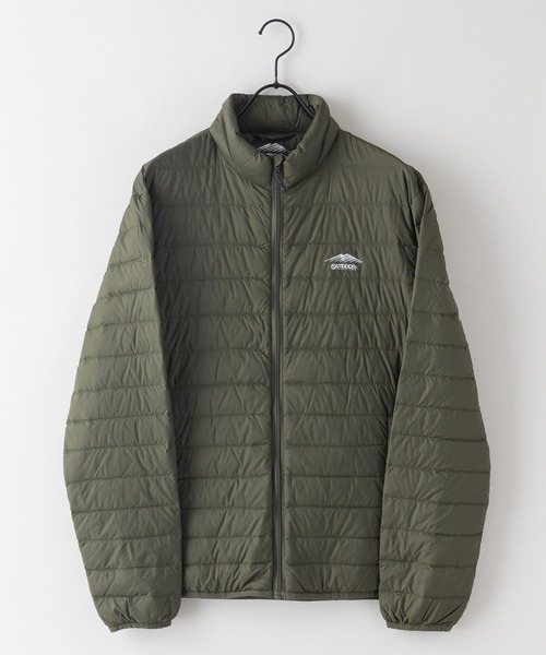 OUTDOOR PRODUCTS(アウトドアプロダクツ)の「【OUTDOOR PRODUCTS/アウトドアプロダクツ】スタンド軽量ダウンジャケット パッカブル仕様 洗濯可能 撥水 抗菌 防臭 静電防止 防風 透湿機能(ダウンジャケット/コート・メンズ・ブルー系その他/チャコールグレー/ブラック/カーキ・X-LARGE/MEDIUM/LARGE)」の7枚目の写真