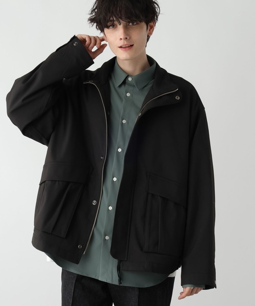 RAGEBLUE（レイジブルー）の「【SORONA(R)/ソロナ】スタンドジップツイルブルゾン（ブルゾン・メンズ・ブラック/ダークブラウン/ダークグレー・LARGE/MEDIUM）」の21枚目の写真